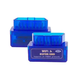 Супер Мини ELM327 Wifi OBD2 сканер для VW Audi Porsche Mercedes Benz BMW peugeot Honda Ford KIA Автомобильный сканер для диагностики инструменты