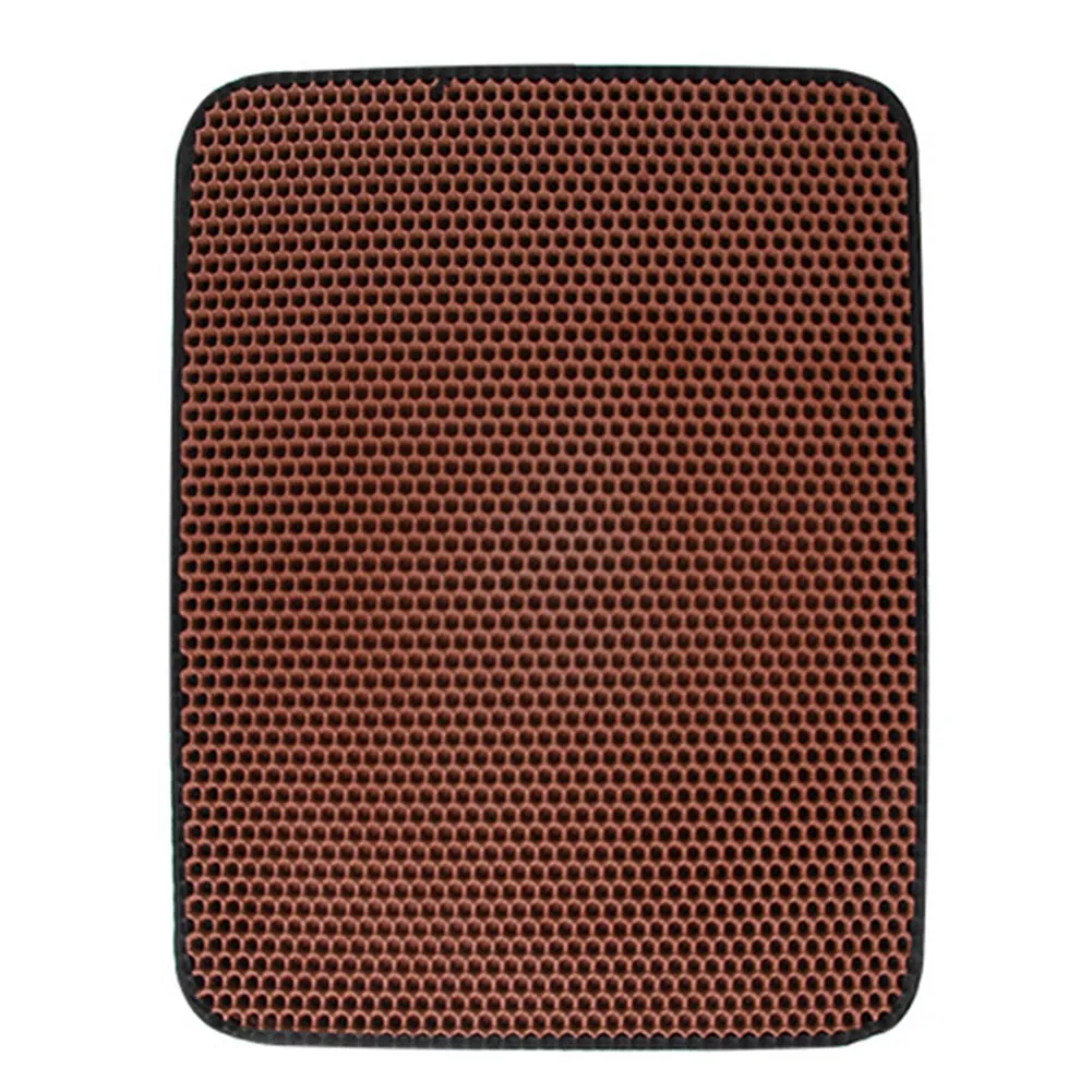Coffee-30cmx30cm Водонепроницаемый двухслойный коврик для кошек, складной коврик для кошек DC156 - Цвет: Coffee-30cmx30cm