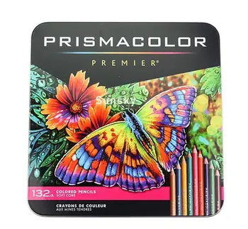 Prismacolor Premier Art tłusty ołówek 24 48 72 132 150 kolory Lapis De Cor kolor drewna ołówki dla artysty malowanie szkicu tanie i dobre opinie CN (pochodzenie) kolorowa dekoracyjne zawieszki 12 24 48 72 132 150 prismacolor colored pencil