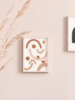 

Modern Abstract Geometric Wall Art canvas Poster Home Decor 12x18 24x36inch