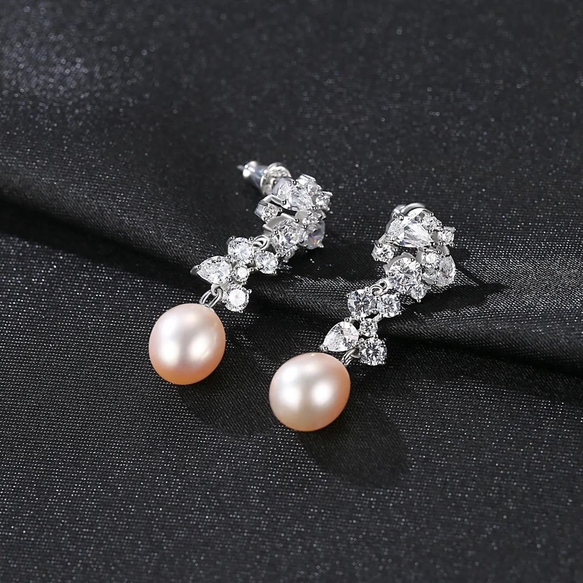 PAG-MAG 925 Pure Silver Pearl Earrings Creative Women's Earrings Long Jewelry Fashion Jewellery