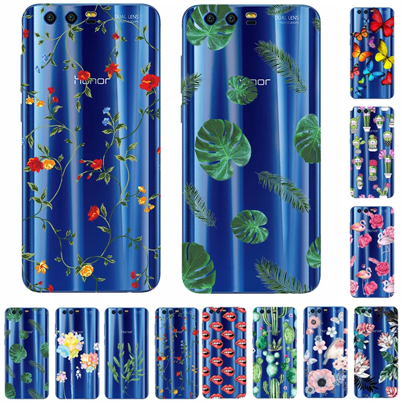 For Huawei Honor 9 honor9 5.15 inch Case Soft Silicon TPU back Cover honor Phone Cases coque bumper |