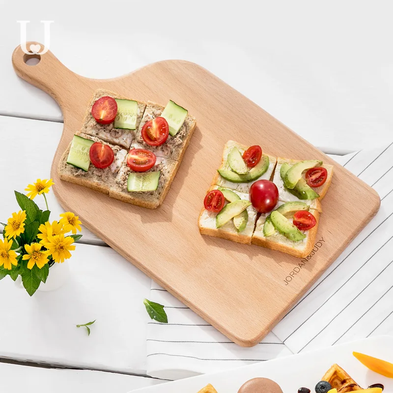 

Jordanjudy Wooden Cutting Board Kitchen Solid Wood Cutting Board Dough Board Household Antibacterial Mould Proof Fruit And Veget