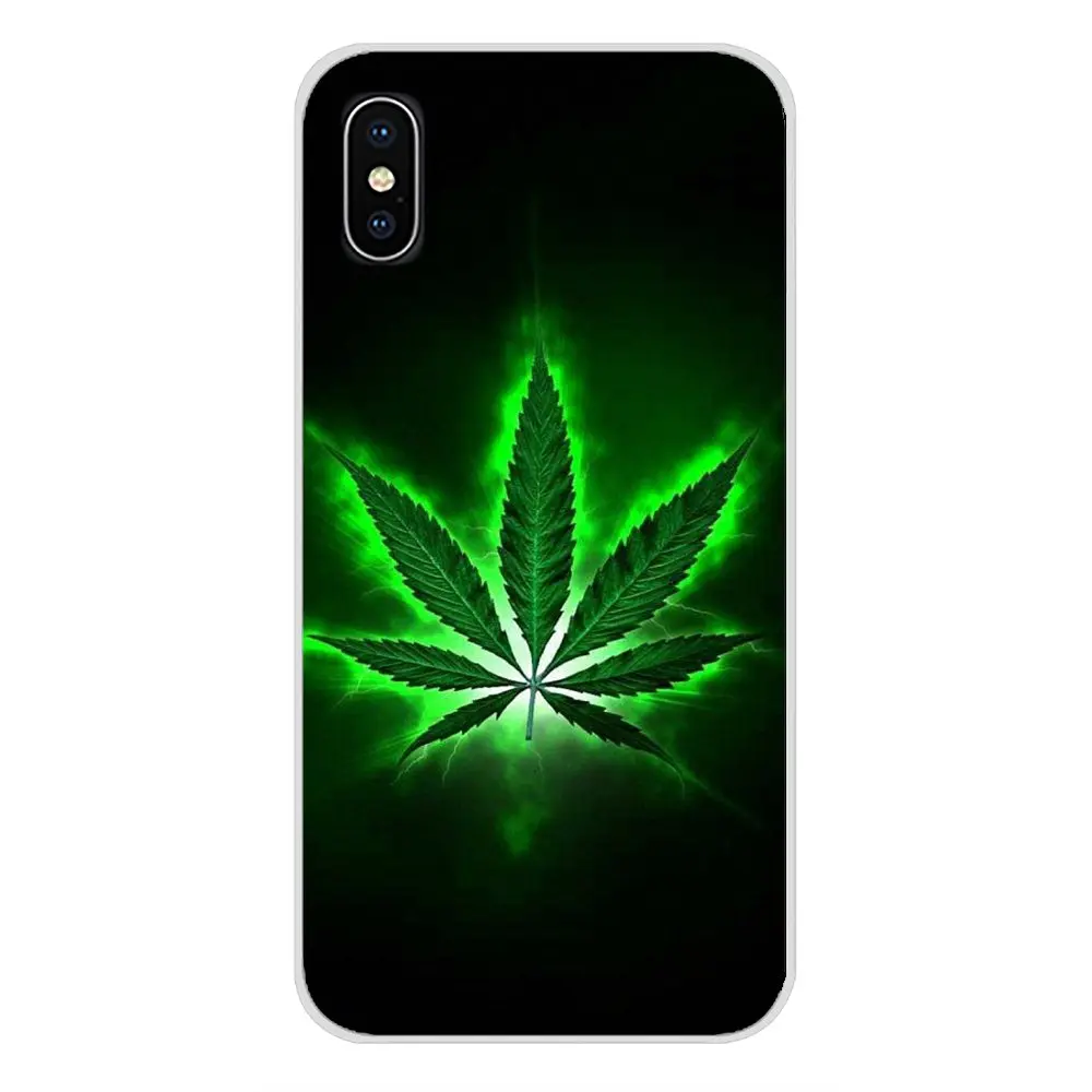Чехол для телефона samsung A10 A30 A40 A50 A60 A70 Galaxy S2 Note 2 3 Grand Core Prime plant leaves Cannabis аксессуары листик