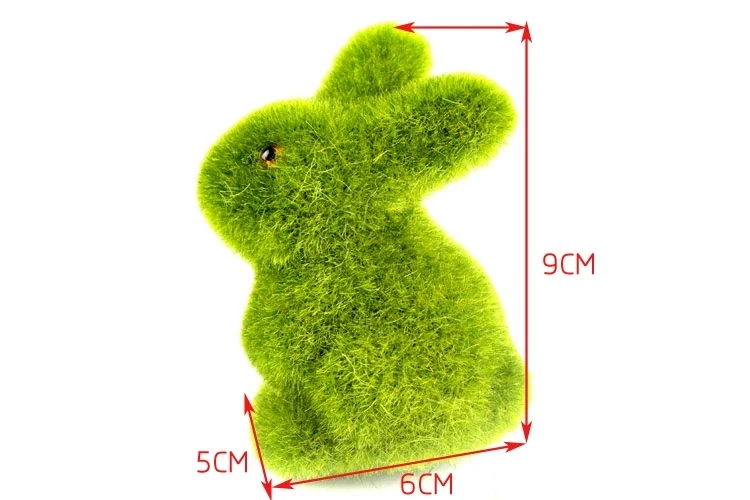 2pcs,Artificial Moss foam Rabbits,DIY Wedding party Garden Home Micro Landscape Decoration Accessories,birthday kids gift favor 2pcs,Artificial Moss foam Rabbits,DIY Wedding party Garden Home Micro Landscape Decoration Accessories,birthday kids gift favor