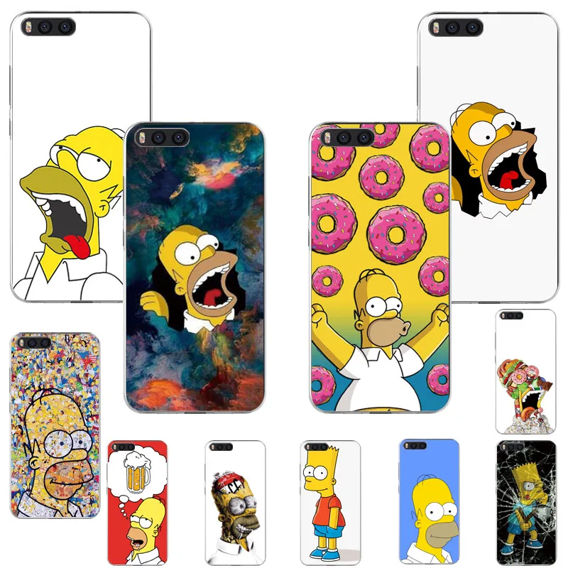 

Funny cartoon Simpson TPU transparent case for Redmi K20 K30 7a S2 Go Note4 4x Note6 7 7pro 5pro Note8 8pro 5PLUS Silica cover