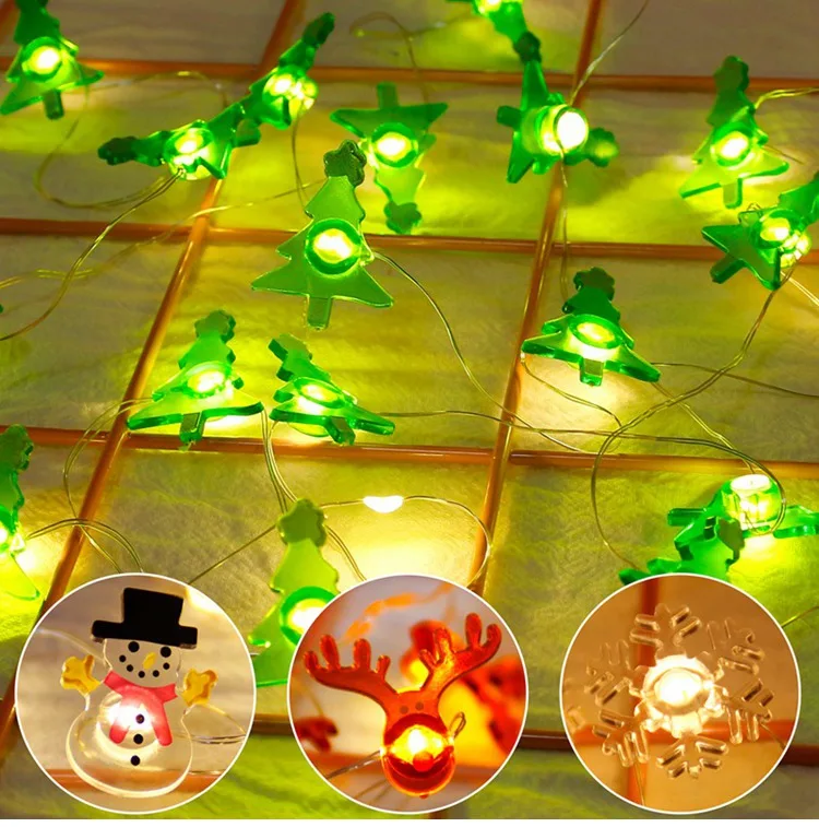 Snowflake LED Light Merry Christmas Tree Decoration