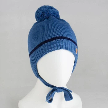 

Hat for a boy, jeans color, size 42-44