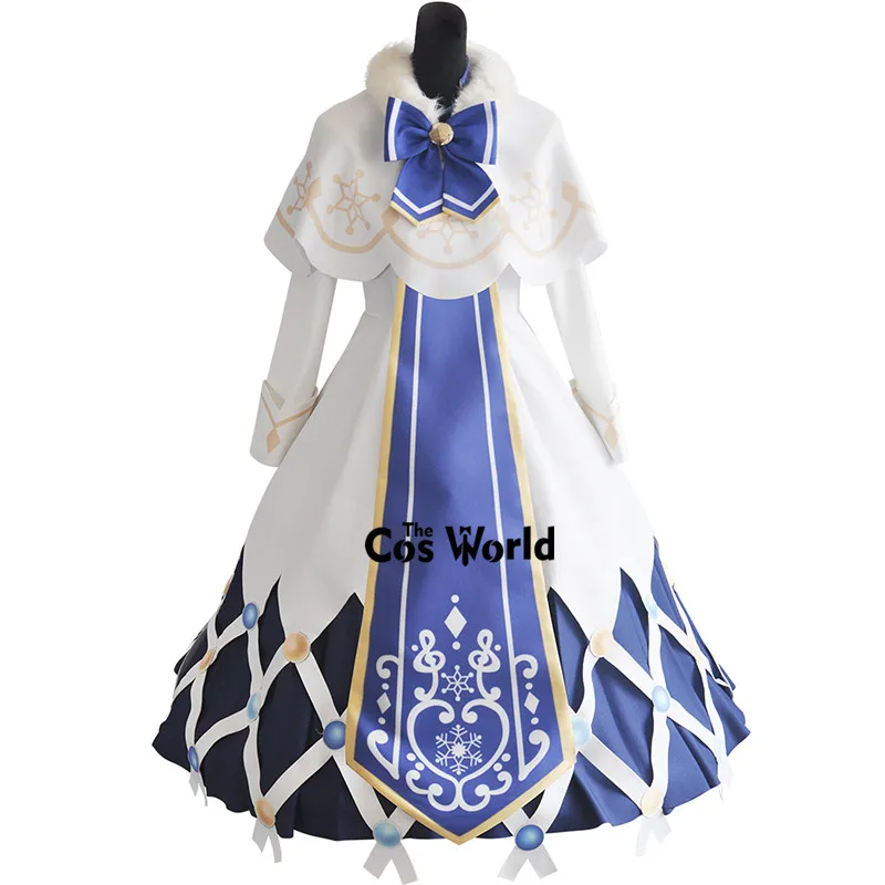 2021 Miku Princess Snow Dress Uniform Anime Cosplay Costume 1