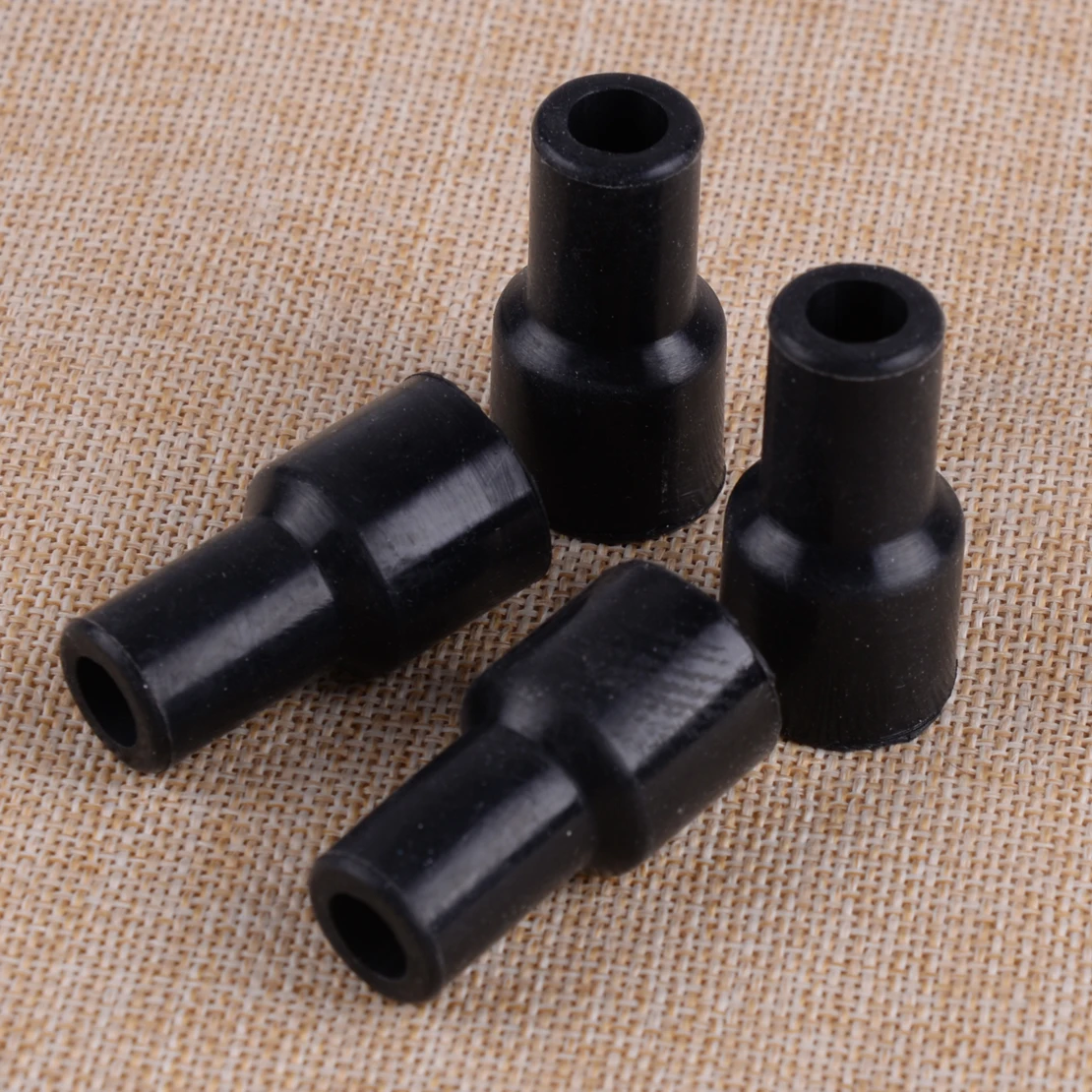 Citall 4pcs Ignition Coil Tip Rubber Boots Cover Spark Plug Cap Fit For