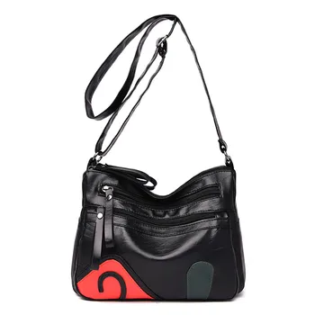 

PU Leather Shoulder Messenger Bags Women Wild Messenger Bag Fashion One-Shoulder Small Square Bag Bolsa Feminina