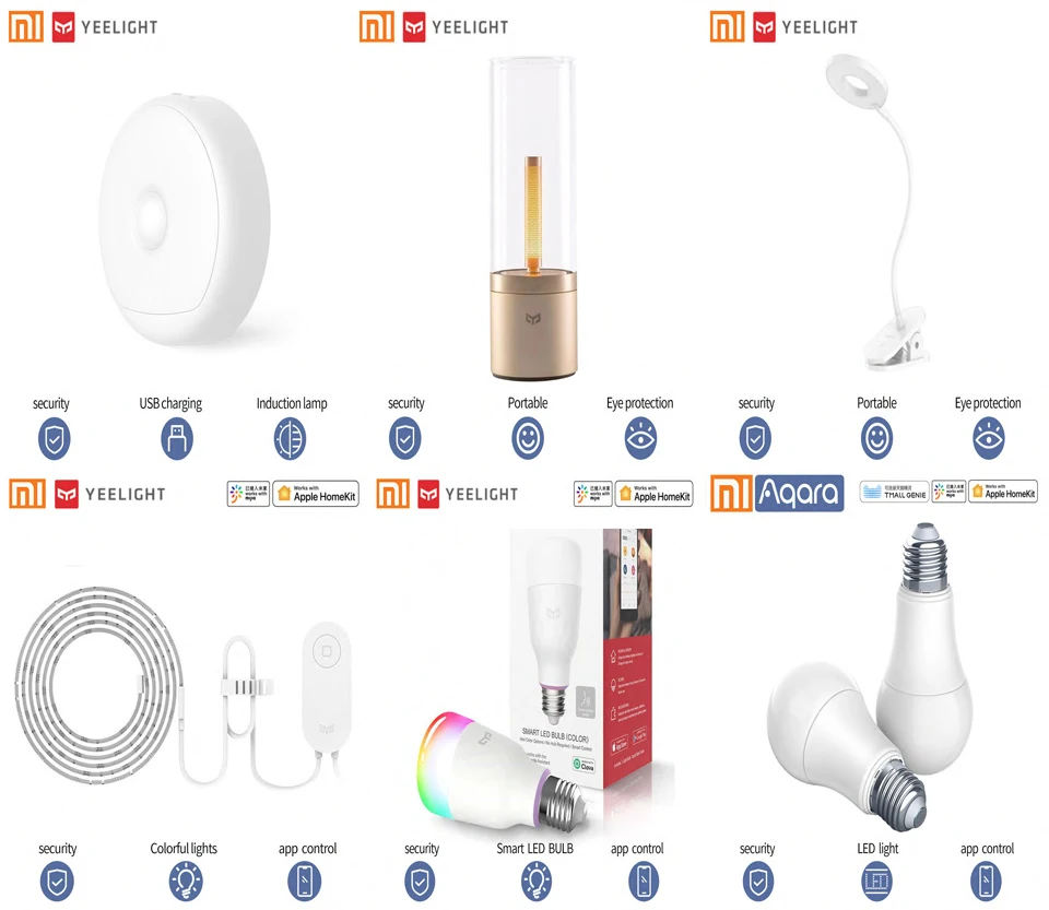 Yee светильник, Светодиодная лента, светильник, рождественские украшения для светодиодной ленты, RGB светодиодный светильник xiaomi, умный светильник, полоса для Alexa, управление Google