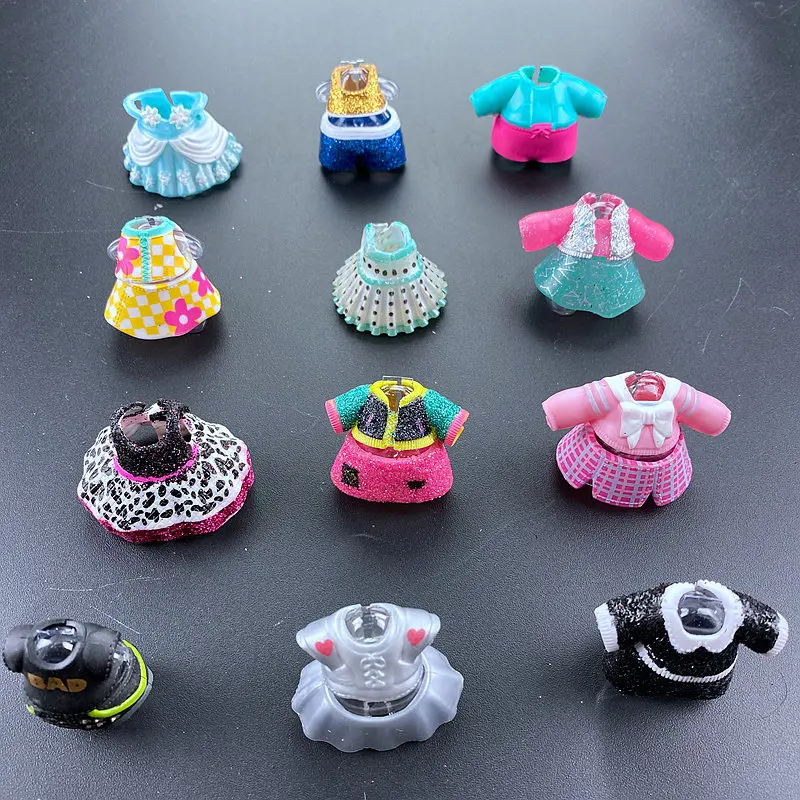 1 unidad a elegir, L.O.L. LOL-muñecas de 8cm para niñas, ropa de vestir Original, trajes, juguetes, regalo de cumpleaños, venta al por menor