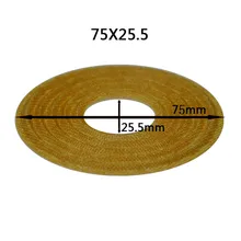 GHXAMP 75*25,5 мм динамик паук пружинная подкладка ткань пуля волна шрапнель 2 шт