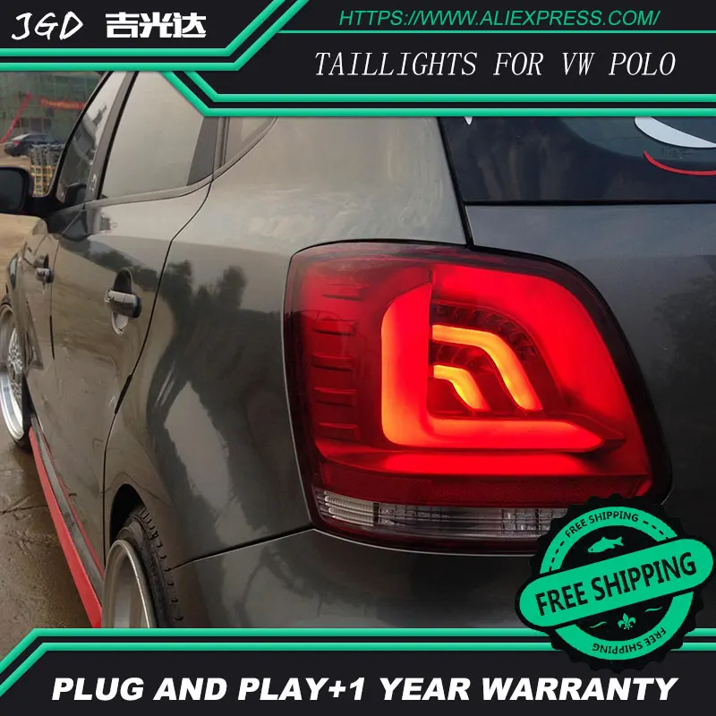 Задние фары для автомобиля VW POLO 2010 2016 светодиодные задние багажника POLO|light for|tail