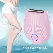 JINDING портативная бритва USB Перезаряжаемый Эпилятор моющийся Женский бритвенный станок для ног бикини удаление подмышек депиляция 42D