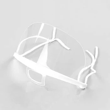 

10/20/50 Pcs Transparent Sanitary Mouth Mask for Restaurants Food Truck Waiter Chef BJStore