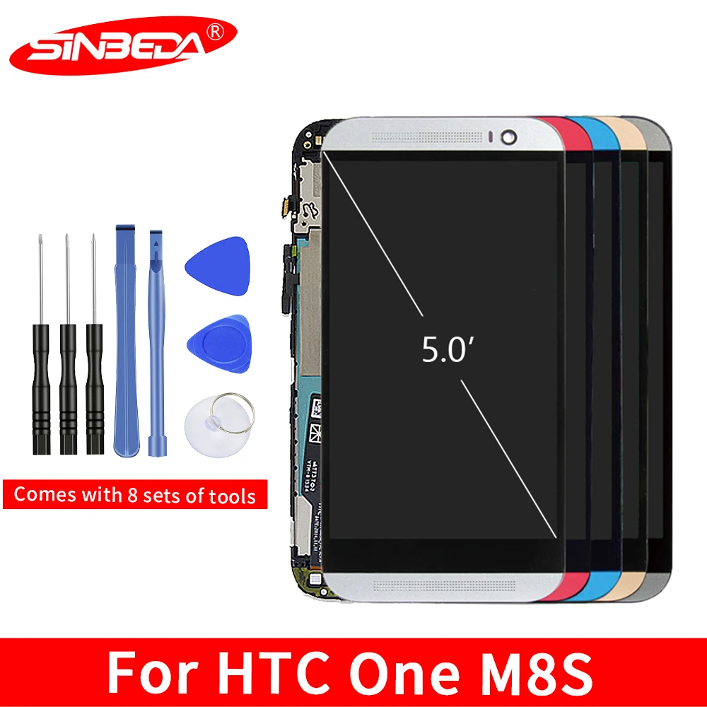 

5.0" LCD For HTC ONE M8S LCD Display Touch Screen with Frame Digitizer Assemble For HTC M8s Display For HTC M8S LCD Display