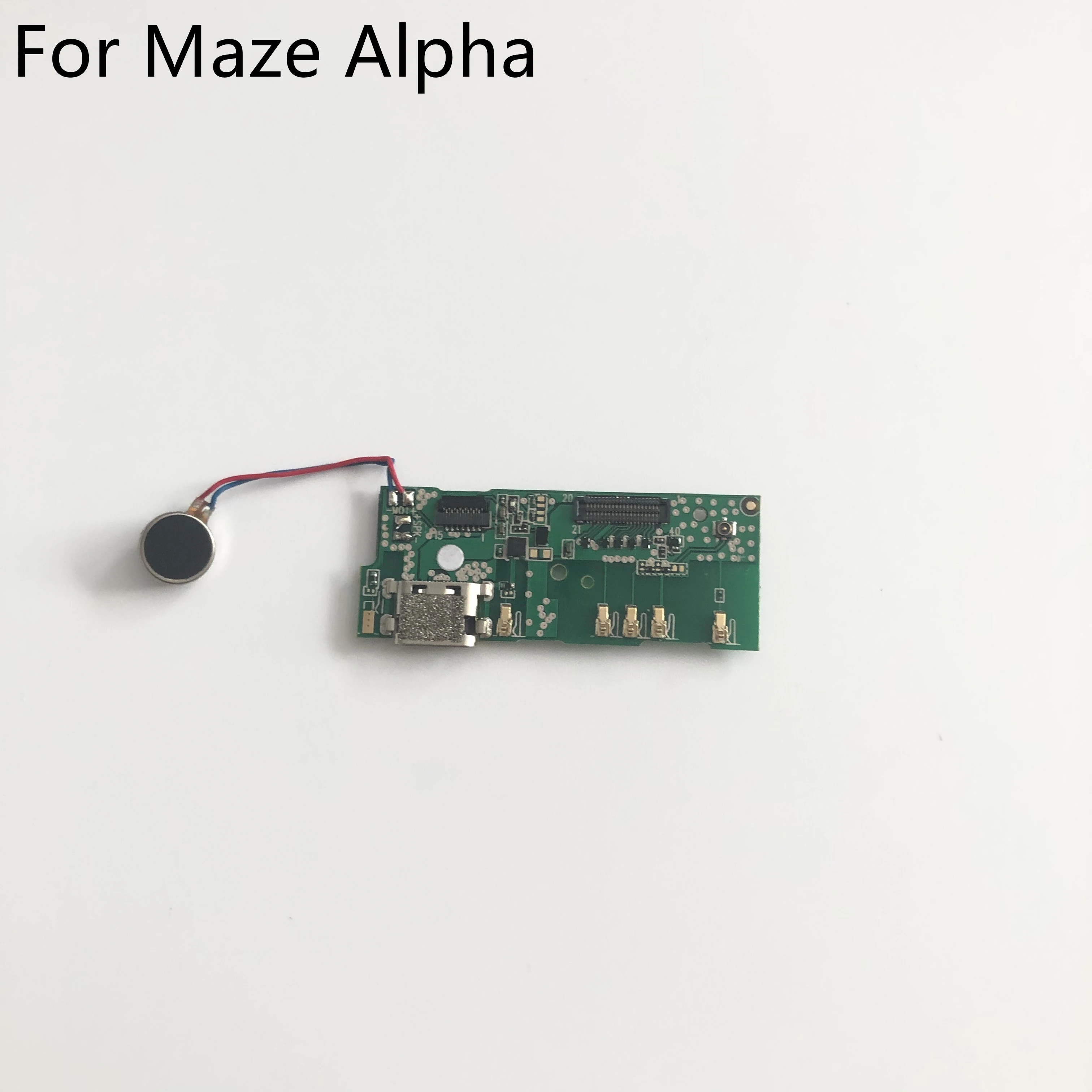 Б/у зарядная плата с USB разъемом + вибромотор для смартфона MAZE ALPHA Helio P25 2 5 ГГц