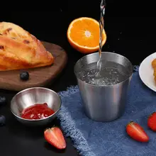 Маленький соевый соус, жаростойкое блюдо для приправ, кухонный барный инструмент, аксессуары, чашка для картофеля фри, небьющаяся домашняя нержавеющая сталь