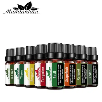 

8pcs/set10ml Essential Oils For Aromatherapy Diffusers Pure Essential Oils Relieve Stress For Organic Body Massage Relax Tea Tre