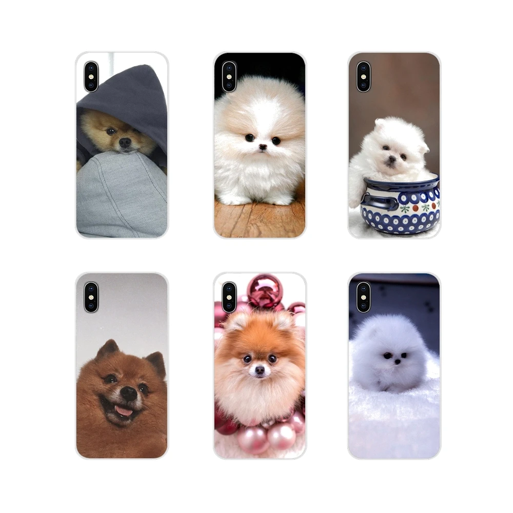 

Pomeranian dogs For Apple iPhone X XR XS MAX 4 4S 5 5S 5C SE 6 6S 7 8 Plus ipod touch 5 6 Accessories Phone Cases Covers