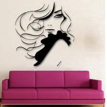 Сексуальное женское поколение резные съемные наклейки на стену для гостиной спальни дивана стены настраиваемые оптом