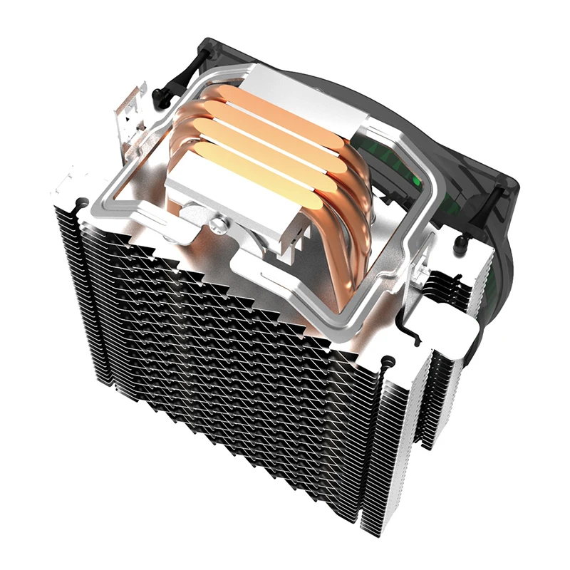  Pccooler X4 4 Heatpipe CPU kühler 120mm blau LED PWM leise lüfter für Intel 775 1155 1156 2011 AMD 