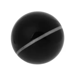 2020 новая распродажа 50 мм Азиатский натуральный черный обсидиан Сфера большой камень хрустальный шар Целебный Камень - изображение