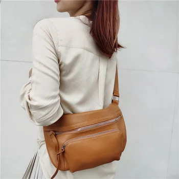 

Soft Cow Genuine Leather Women Shoulder Bag Fashion Lady Messenger Bags Bussiness Handbag Hobos Crossbody Purse For Female