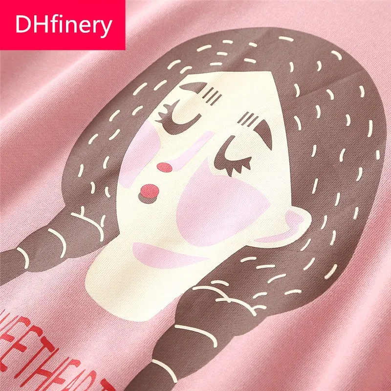 DHfinery, свободный крой, большой размер, XL-4XL, для женщин, осень, зима, Толстовка для груди 112-136 см, розовое платье, толстовка, H276