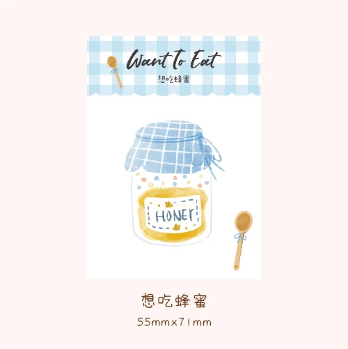 LoveFrom 30 Pcs/set Kawaii Stickers Memo Pads Cute Strawberry Fruit Shape Sticky Note Planner Notes Notepad Decoration Post It - Цвет: Honey