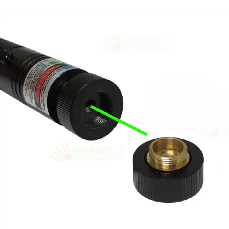 Мощная Регулируемая фокусировка 532nm Зеленая лазерная указка ручка для выживания Оборудование для охоты
