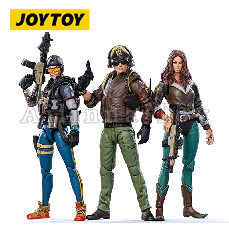 JOYTOY ミリタリーフィギュア3体セット JOYTOY 1/18 3.75 アクションフィギュア軍事武装シリーズアニメ