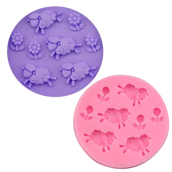 

Nice High Quality Sheep Lamb 3d Silicone Sugarcraft Mold Fondant Decorating Tools Soap Mold DIY Cake Decorating Tools