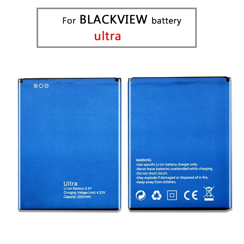Для Blackview Ultra A6 перезаряжаемая умная полимерная литий-ионная батарея для 2200mAh