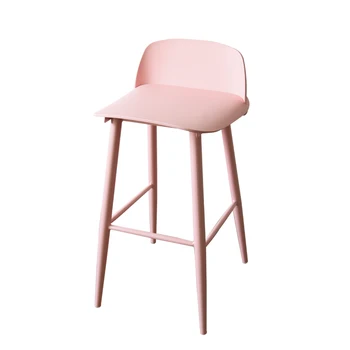 

Bar Stool Nordic Modern Minimalist Solid Wood Personality Combination Creative Fashion High Chair