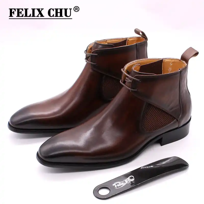 guy leather chelsea boot