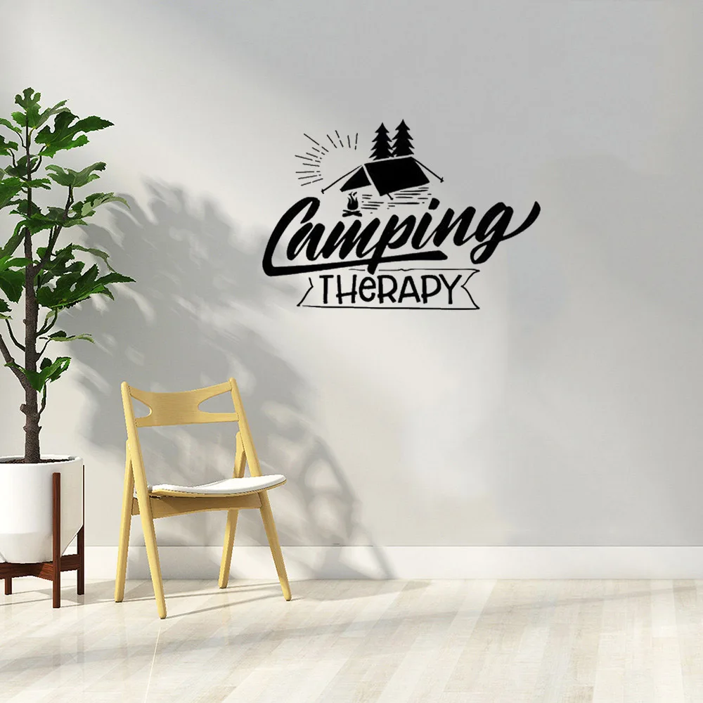 

Travel Adventure Quote Wall Decal Camping Wall Sticker Home Dceor For Living room Bedroom Vinyl Art Mural dw21689