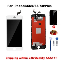Grado AAA + + LCD per iPhone 6 6S 6Plus 6SPlus con gruppo digitalizzatore Touch Screen perfetto per iPhone 7 8 Display + strumenti