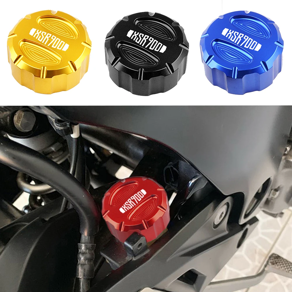 Motorcycle Accessories Aluminum Front & Rear Brake Fluid Reservoir Oil
