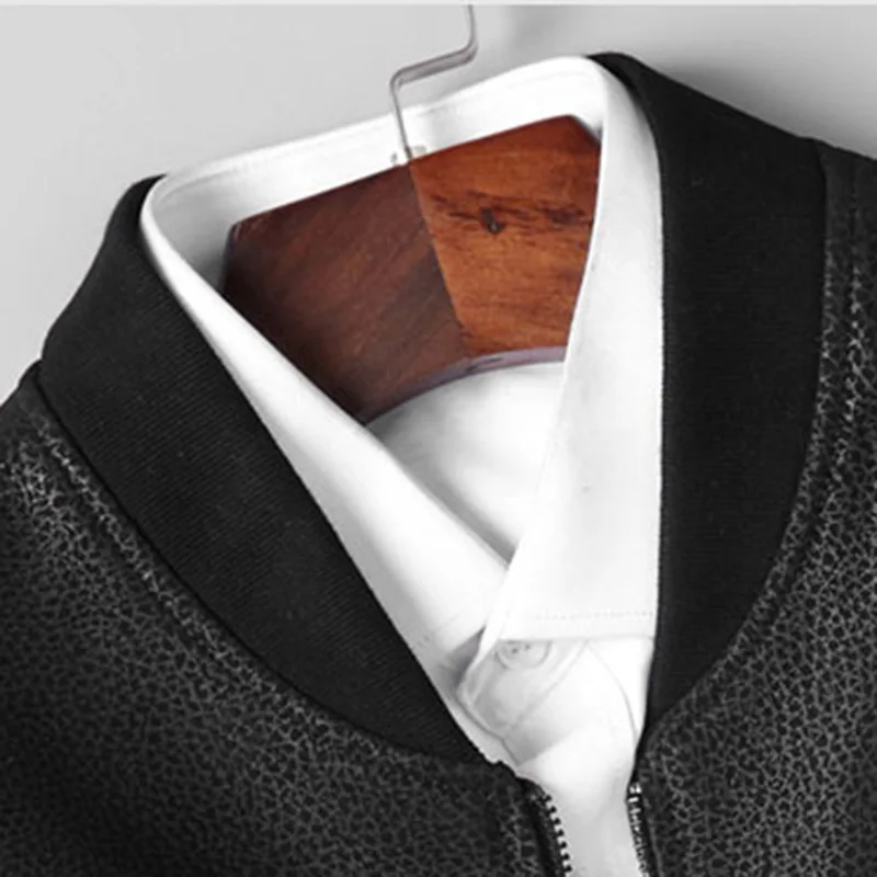 new genuine leather jacket men leather jacket coat sheepskin leather jacket casual mens leather jacket bomber jacket MX1001