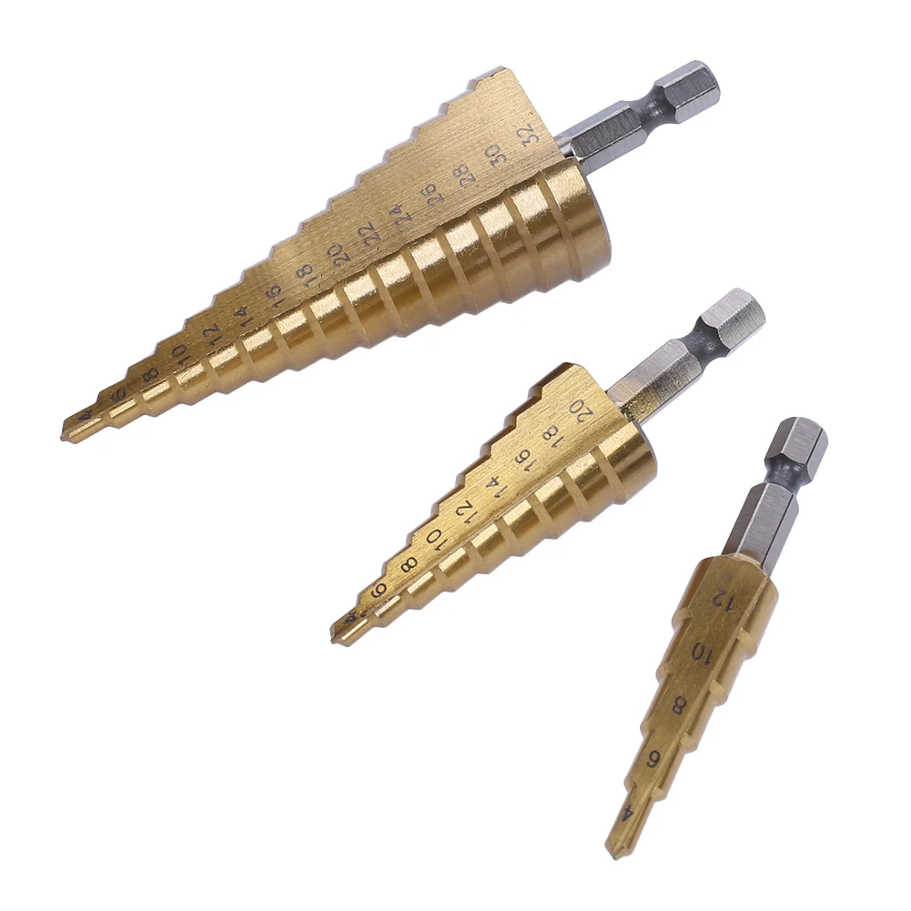 Купить Набор Ступенчатых Сверл По Металлу