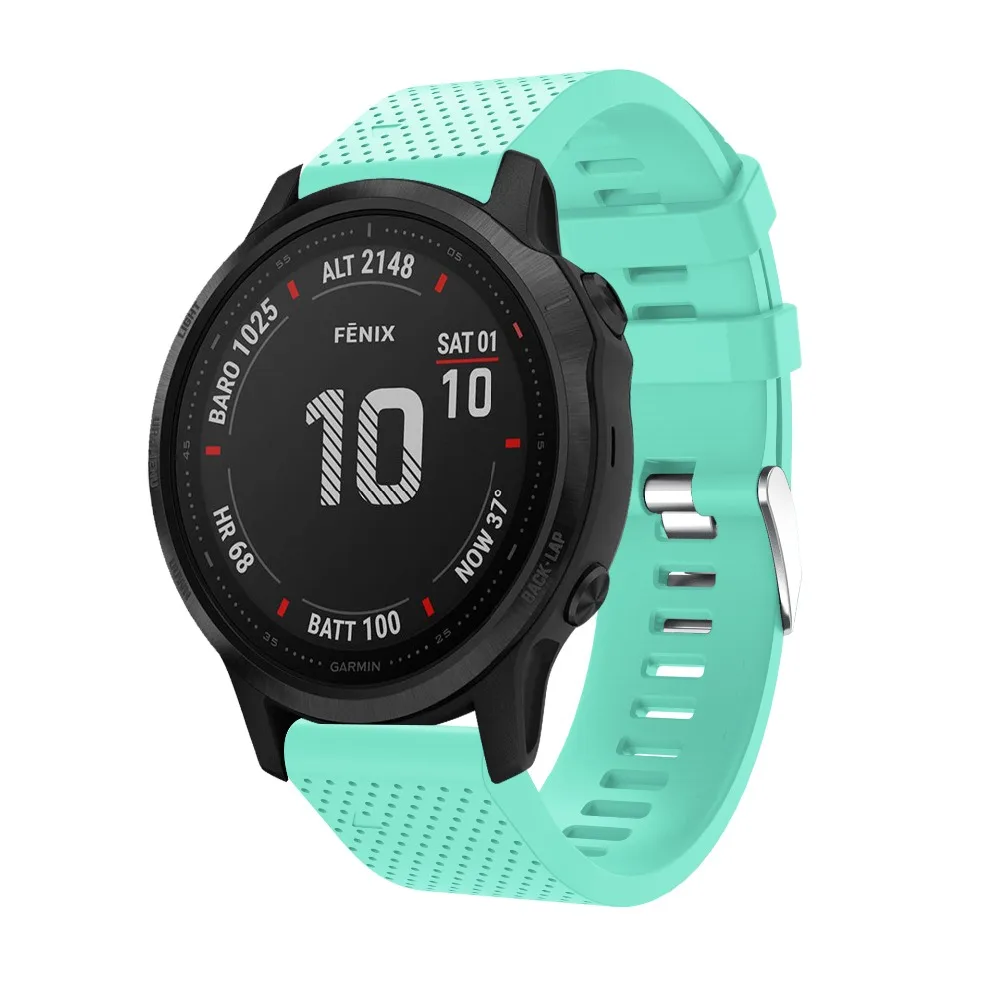 Браслет, ремешок для часов для Garmin Fenix 6X 6 6S 3 3HR 935 945 Quatix 5 Smart Quick Release силиконовый ремешок с регулировкой ремешка