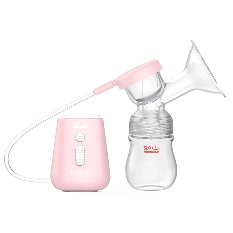 

lusn Portable Variable Frequency Electric Breast Pump Silent Breast Pump Close to natural breastfeeding Accessories