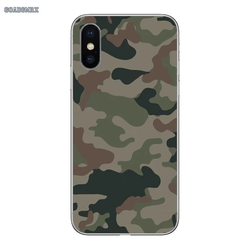 Уникальный военный камуфляж для huawei P Smart G7 G8 P7 P8 P10 Plus P20 P30 Pro P9 Lite Mini ТПУ прозрачные чехлы