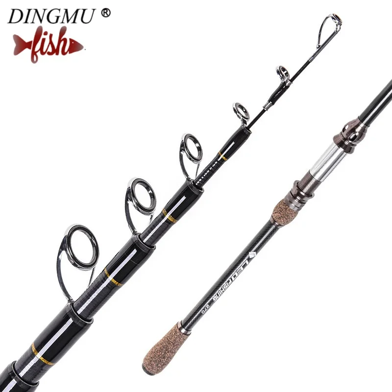 Travel Telescopic Fishing Rod Superhard High Quality 1.8-2.7m Carbon Fiber Sea Fishing Rod Portable Ultralight Lure Fishing Rod