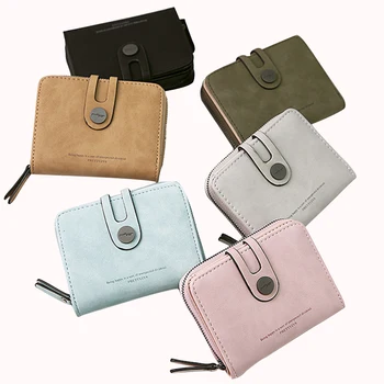 

2020 NEW Fashion Women Ladies Leather Purse Money Clip Wallet Clutch Card Bag Holder Gift Wallet Purse