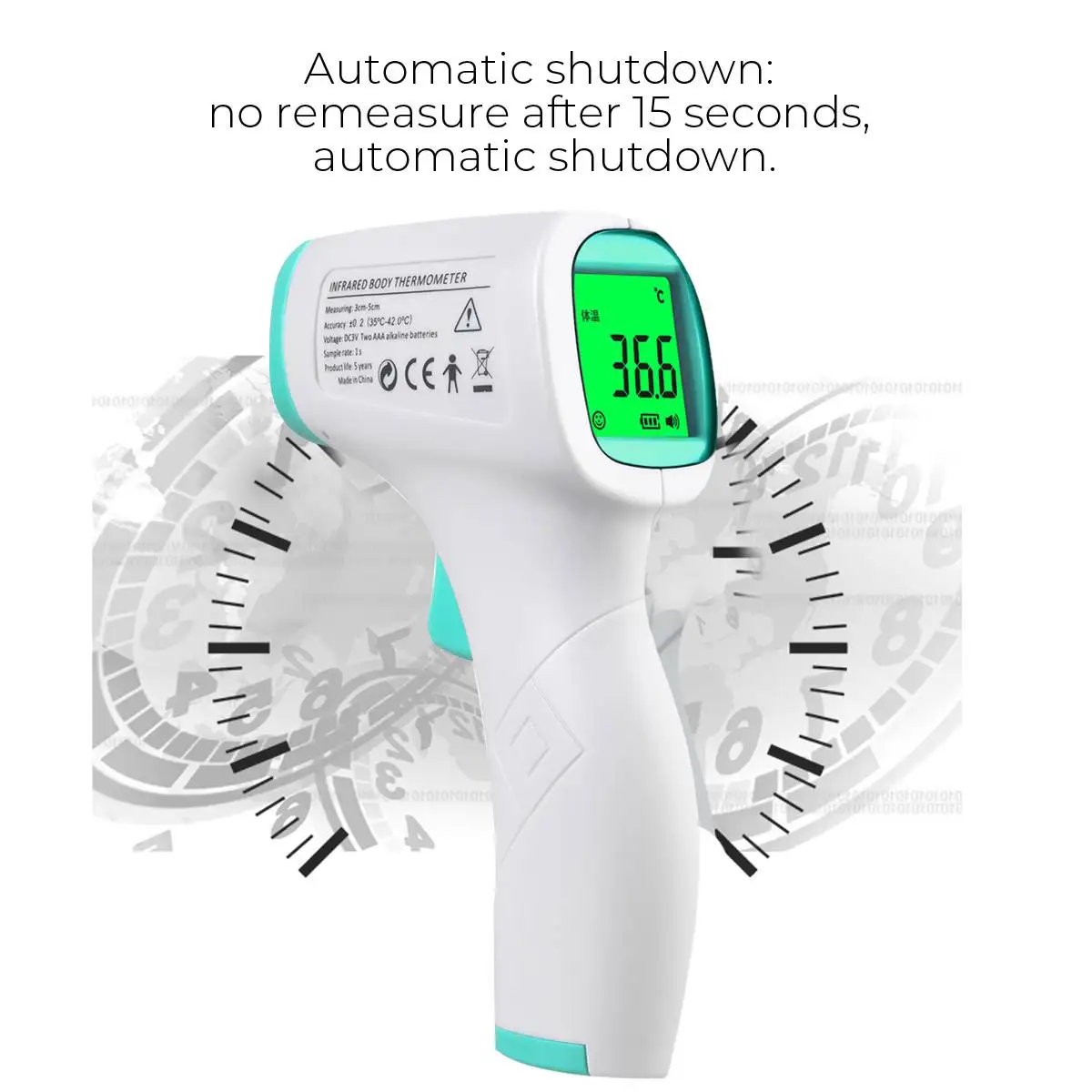 

Digital Infrared Thermometer Body Temperature for Adult Kids Forehead Non-contact Body Thermometer Baby Care Measurement