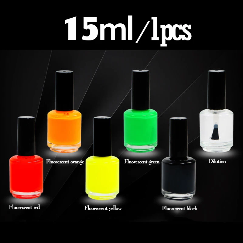 

DIY Fishing Float Paint Liquid Fluorescent Colors Professional Indicator Tackle Repair Diluent Accessories Attract Oil Paint
